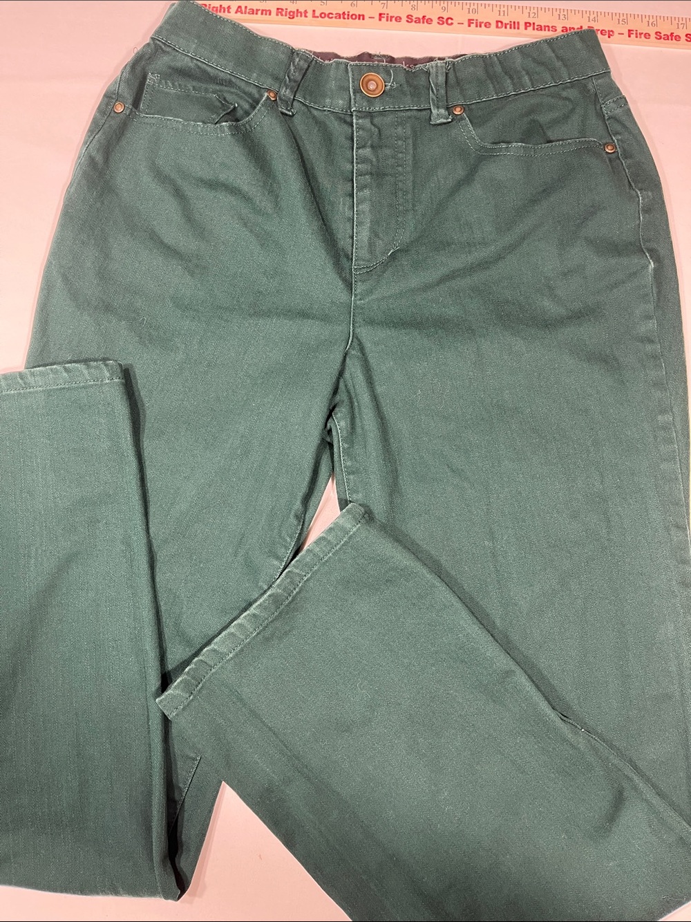 Christopher & Banks Classic Fit Teal Stretch Pants Women’s Size 8‎